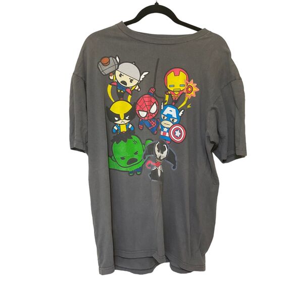 Marvel Other - We Love Fine Presents Marvel Men's XL Gray T-shirt- Hulk, Thor, Iron Man…